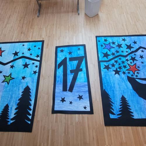 adventkalender im Dorf