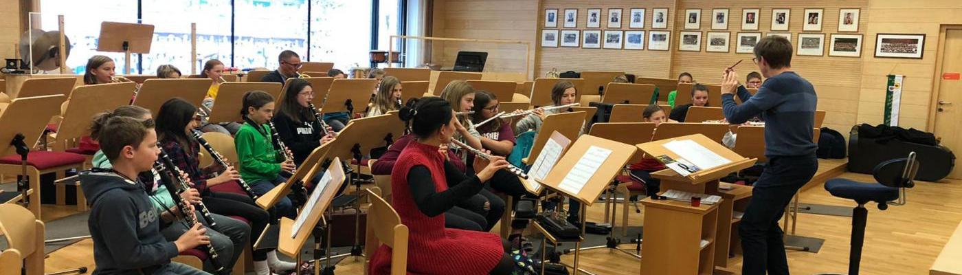 Schulorchesterprobe