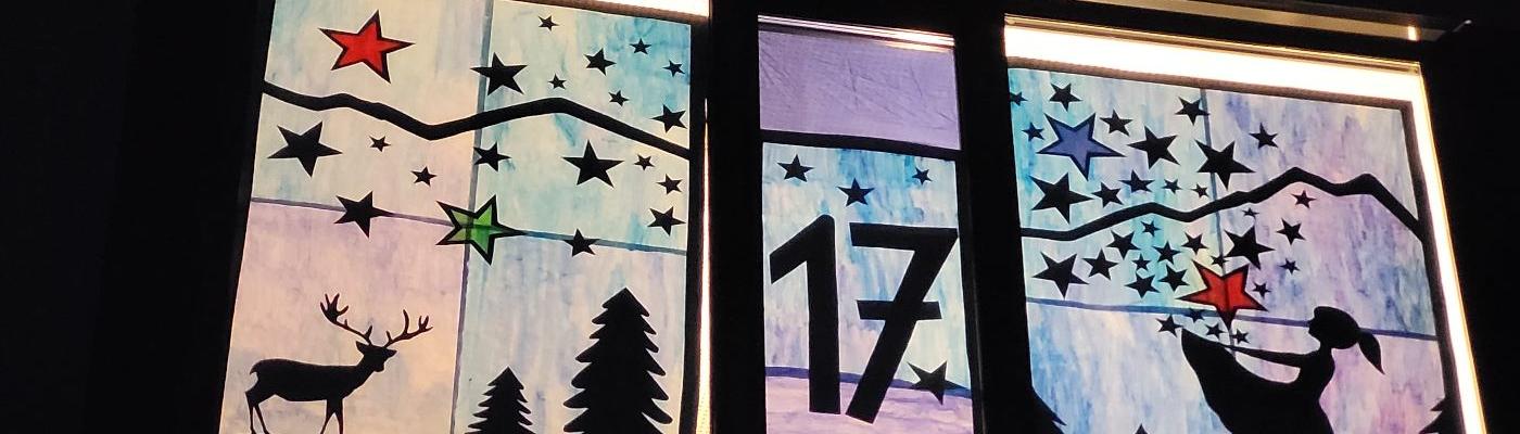 adventkalender im Dorf