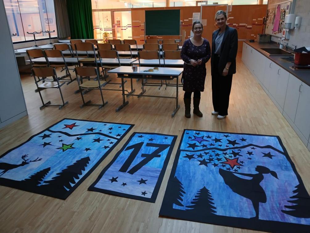 adventkalender im Dorf